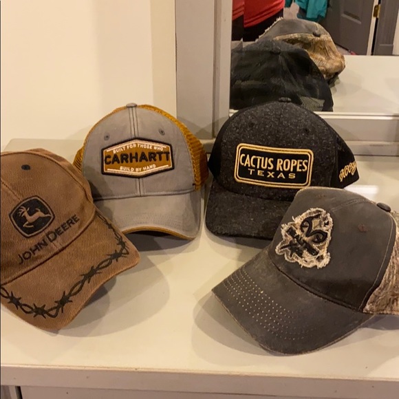 Lot Of Four Ball Caps - Picture 1 of 15